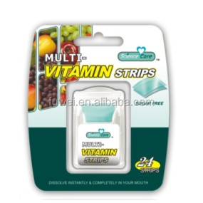 Multivitamin Mint Strips Factory - 24pcs Oral Film Mint Supplement