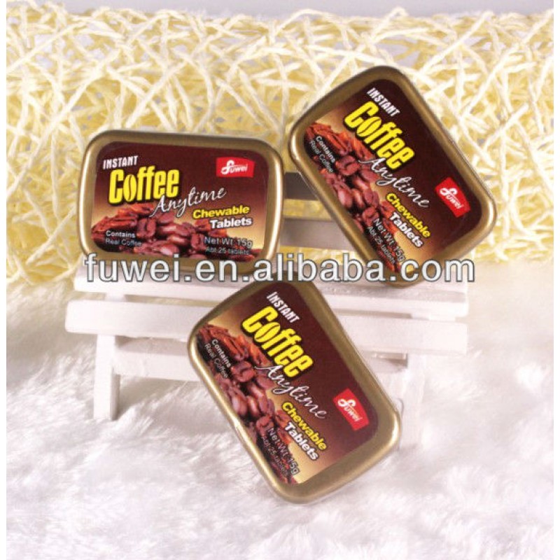 Instant Coffee Candy Manufacturer - Chewable Tablets with Real Coffee Powder
