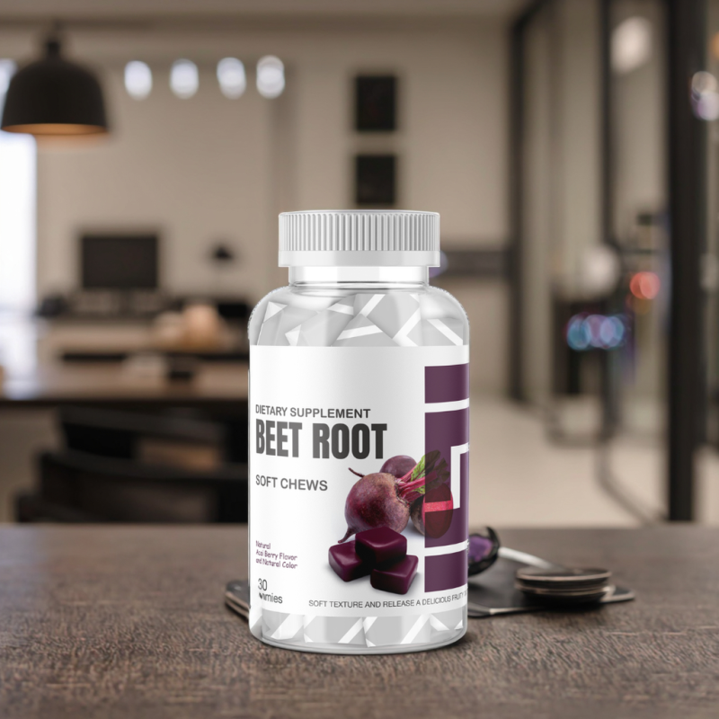 Beetroot Gummies Factory - Soft Chews Supplement for Adults Private Label
