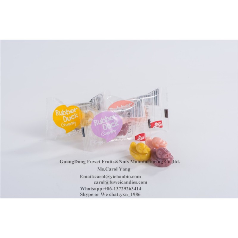 3D Rubber Duck Gummies Manufacturer - Halal Jelly Soft Candy for Kids