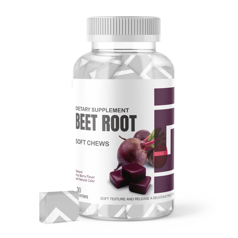Beetroot Gummies Factory - Soft Chews Supplement for Adults Private Label