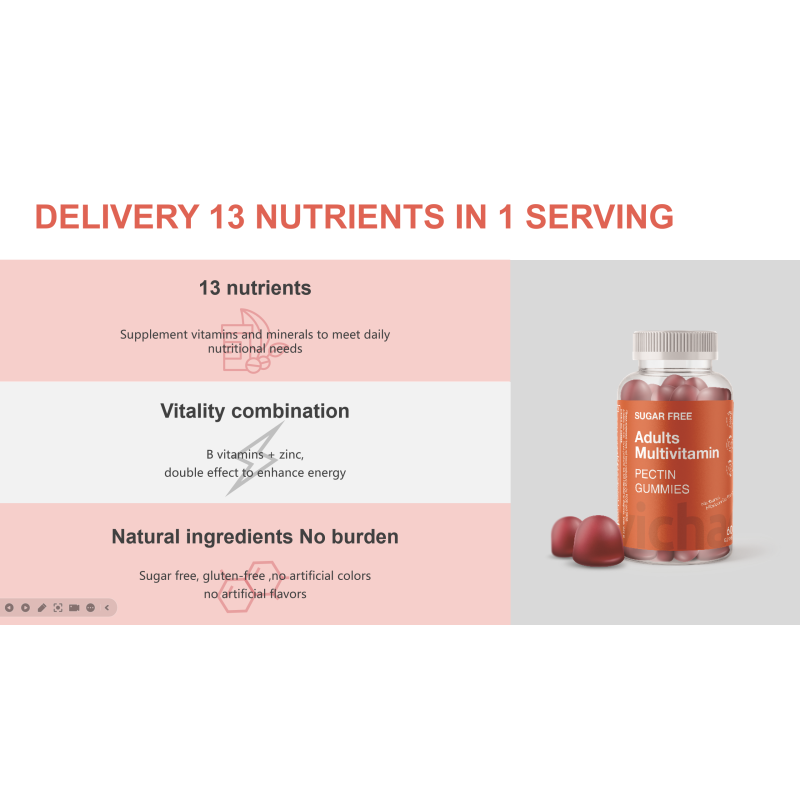 Multivitamin Gummies Factory - Sugar Free Vegan Supplement for Adults Private Label