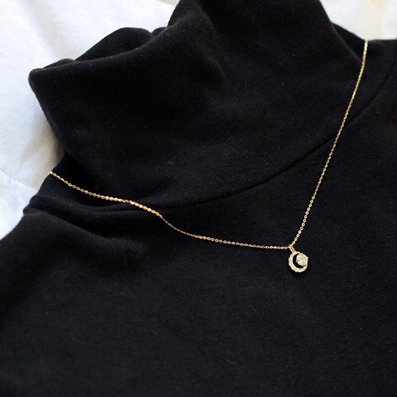 Necklaces Manufacturer - 2025 New Round Shaped Dazzling Cubic Zirconia for Women