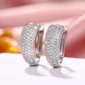 Rings Manufacturer - Simple Imitated Diamond Twist for Engagement Party