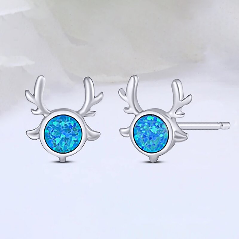 Earrings Manufacturer - Christmas Tree Design with Micro Inlay Crystal Zircon & OEM