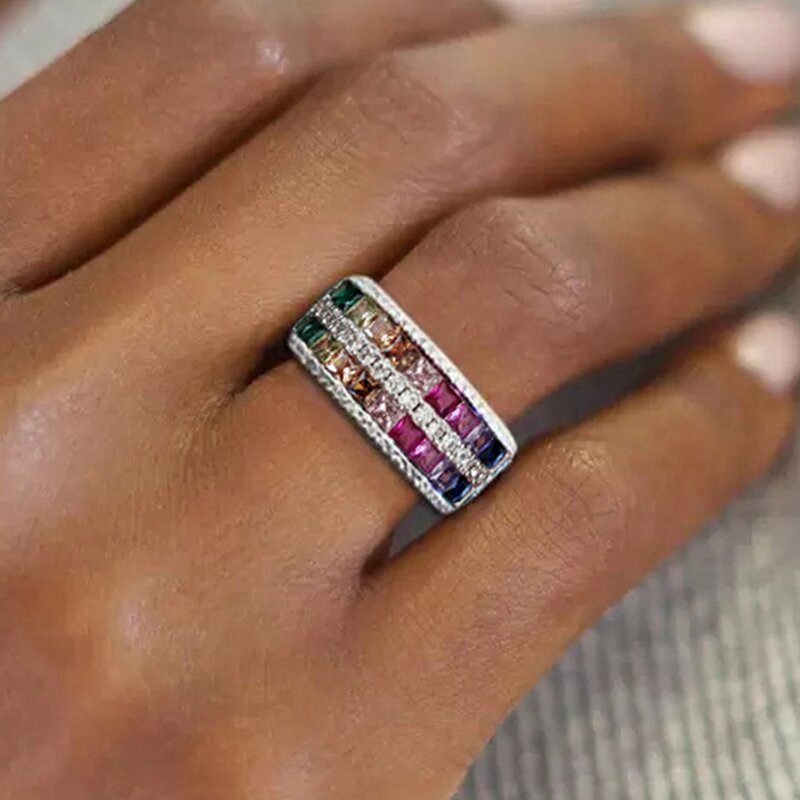 Rings Manufacturer - Gorgeous Oval Hollow Design Marquise Cut Zircon for Women