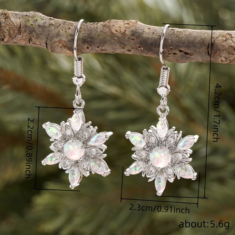 Earrings Manufacturer - Christmas Hat Shaped Round Zircon Stud for Women Wedding