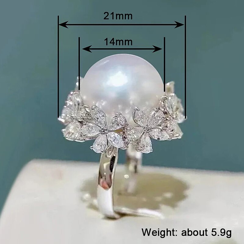 Rings Manufacturer - Elegant Wheat Leaves Design Cubic Zirconia & Custom