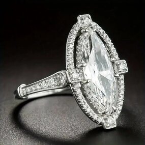 Earrings Manufacturer - Dainty Flowers Shaped Design Marquise Cut Zircon Hoop