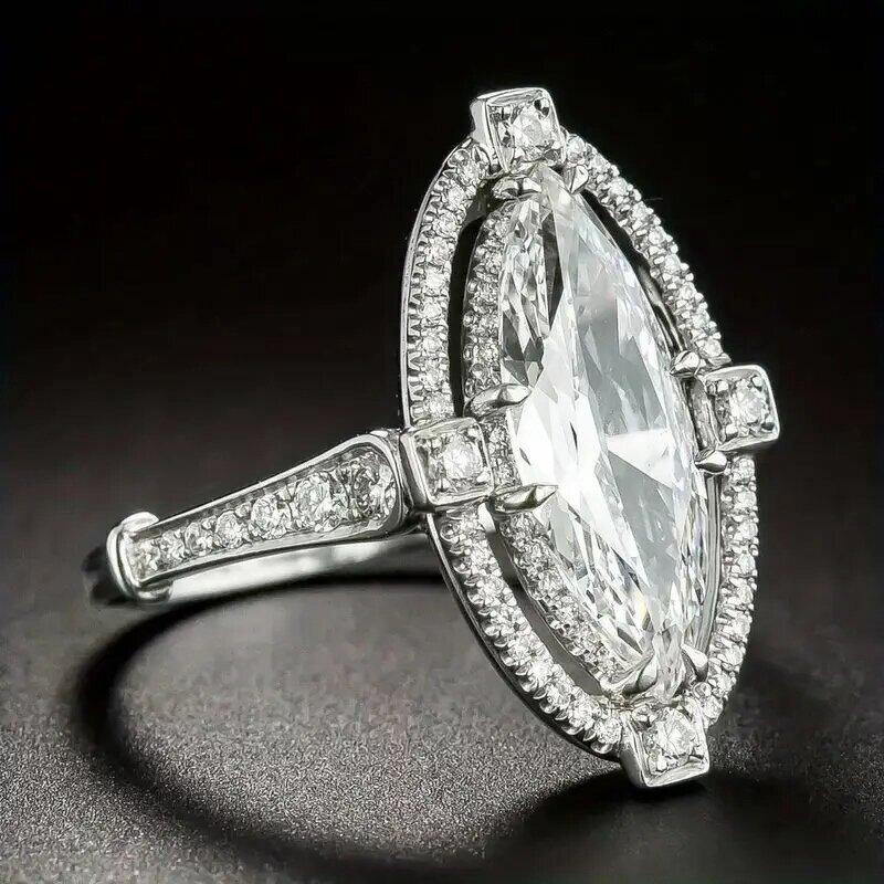 Earrings Manufacturer - Dainty Flowers Shaped Design Marquise Cut Zircon Hoop