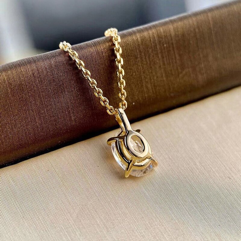 Necklaces Manufacturer - Luxury Buckle Design with Green Crystal Cubic Zirconia