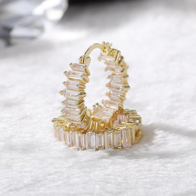 Necklace Manufacturer - Elegant Cross Shaped Marquise Cut Zircon for Women