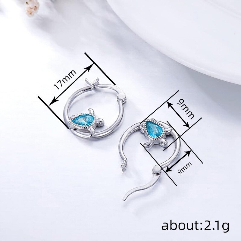 Earrings Manufacturer - Romantic Round Cubic Zirconia Water Drop Pearl Hook