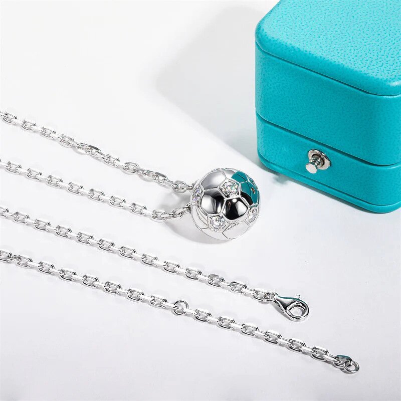 Necklaces Manufacturer - Gorgeous Oval Design Blue Crystal Cubic Zirconia Pendant