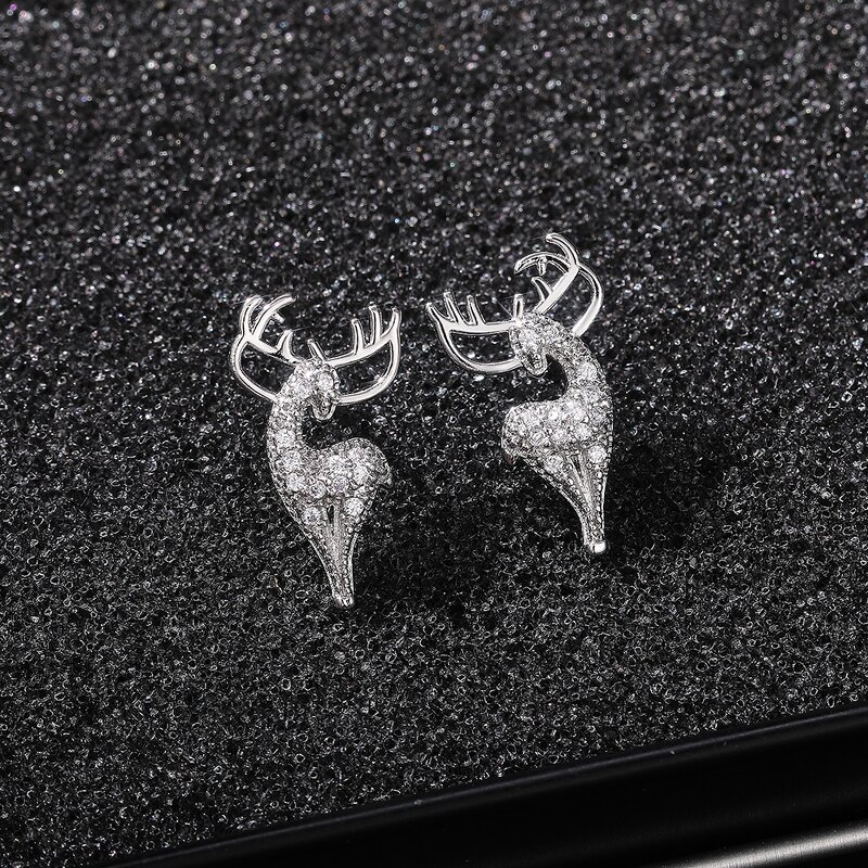 Rings Manufacturer - Rose Gold Elk Shape Design for Women Christmas Gift