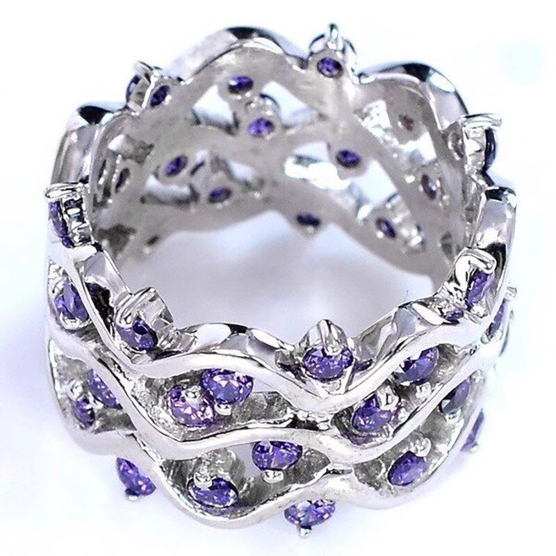 Rings Manufacturer - Graceful Irregular Shaped Pink Imitated Opal Band for Party