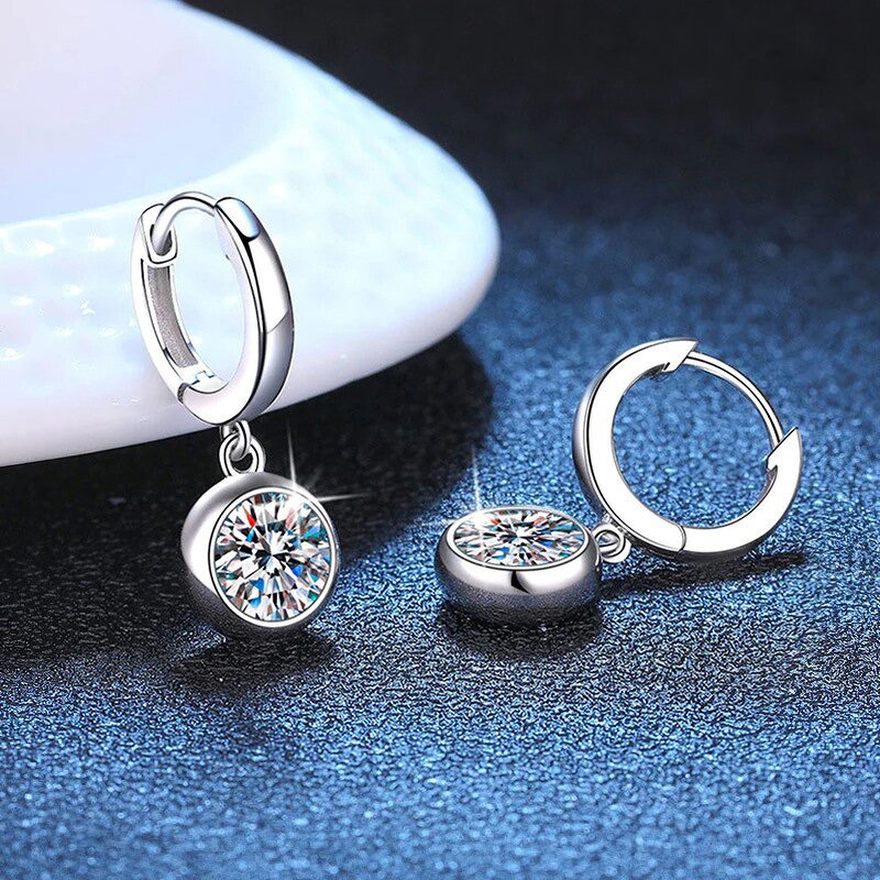 Earrings Manufacturer - Dainty Geometric Design with Cubic Zirconia Pearl for Party