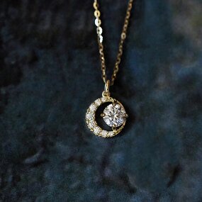 Necklaces Manufacturer - 2025 New Round Shaped Dazzling Cubic Zirconia for Women