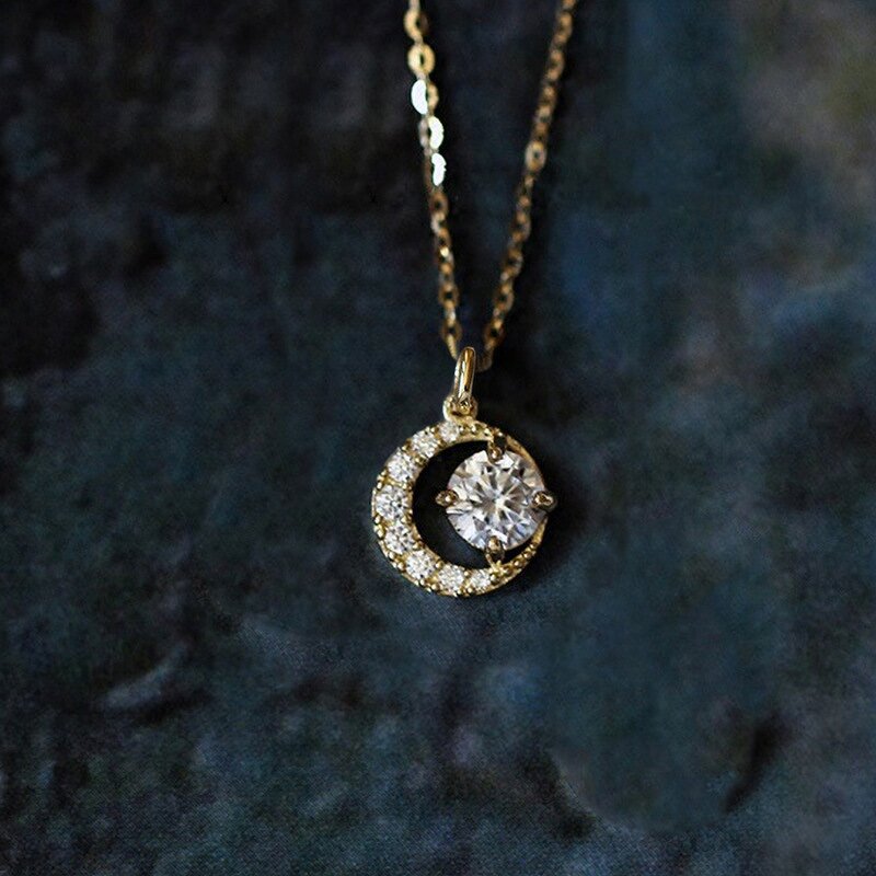 Necklaces Manufacturer - 2025 New Round Shaped Dazzling Cubic Zirconia for Women