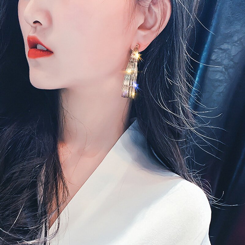 Earrings Manufacturer - Angel Wing Feather with Zirconia Ear Bone Clip Bridal