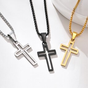 Necklace Manufacturer - Stainless Steel Rope Chains with Tennis Cubic Zirconia