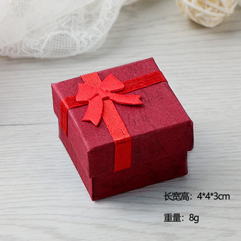 Jewelry Box Manufacturer - Custom Design Wedding Engagement Gift Earring Ring Box