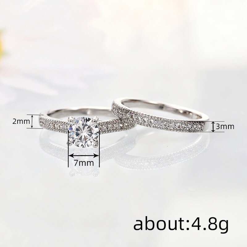 Rings Manufacturer - OEM Delicate Cushion Cut Yellow Crystal Zircon for Wedding