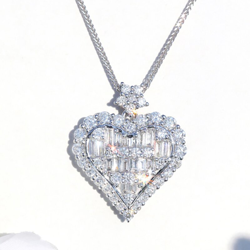 Necklace Manufacturer - White Zircon Pendant Butterfly for Bridal Women