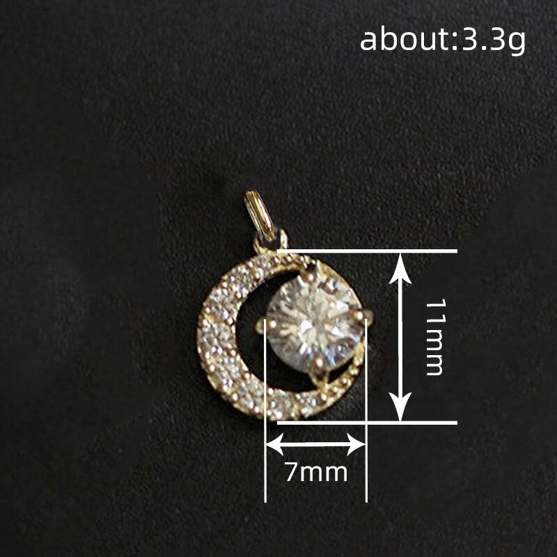 Necklaces Manufacturer - 2025 New Round Shaped Dazzling Cubic Zirconia for Women