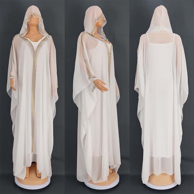 Hooded Abaya Dress Manufacturer - Liu Ming African Chiffon Loose Arab Dubai Turkey Muslim Long