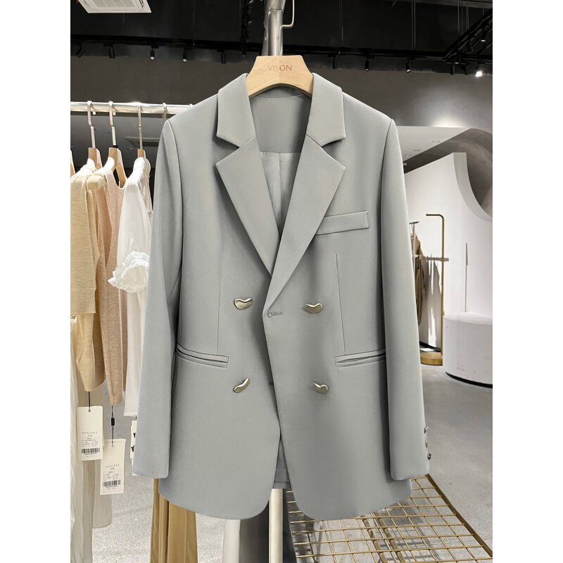 Women Blazer Coat Manufacturer - Liu Ming 2025 Cheap Wholesale Korean Elegant Autumn