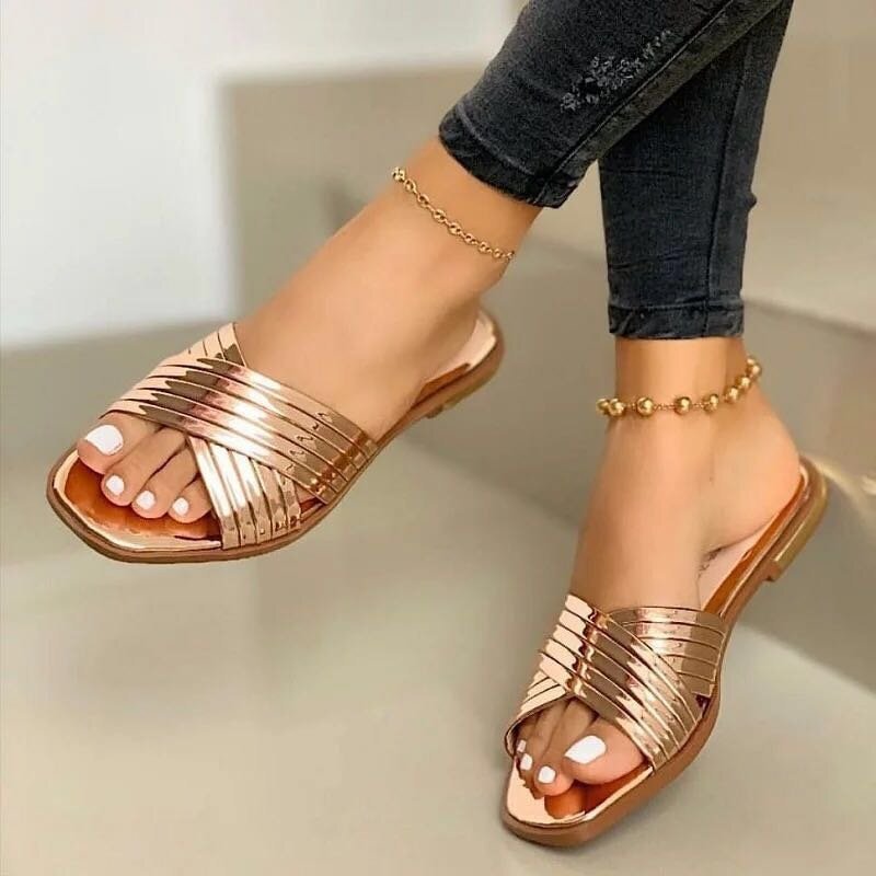 Flat Sandals Manufacturer - Liu Ming 2025 Women Summer New Fashion Outdoor Casual