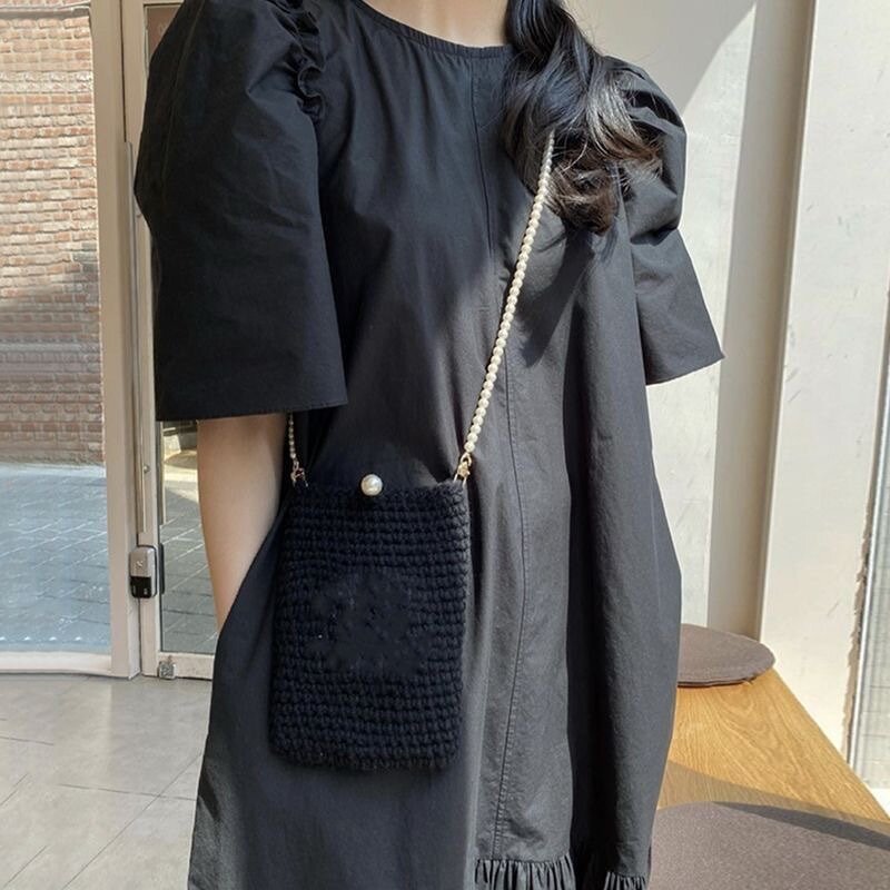 Summer Dress Manufacturer - Women New Fashion Korean Ruffled Puff Sleeve Casual Chic