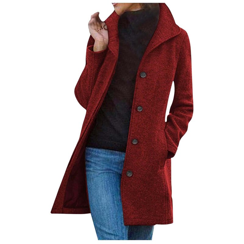 Woolen Coat Manufacturer - 2026 Women Autumn Winter Fashionable Elegant Classic Warm