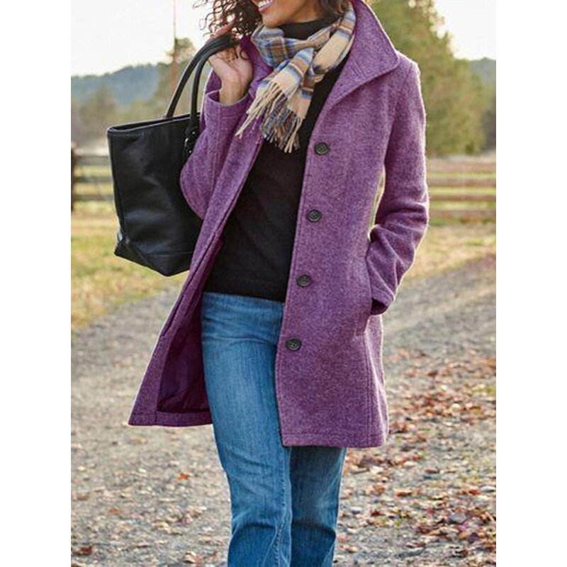 Woolen Coat Manufacturer - 2026 Women Autumn Winter Fashionable Elegant Classic Warm