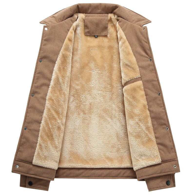 Corduroy Fleece Jacket Manufacturer - 2026 Thick Warm Plus Size for Autumn Winter