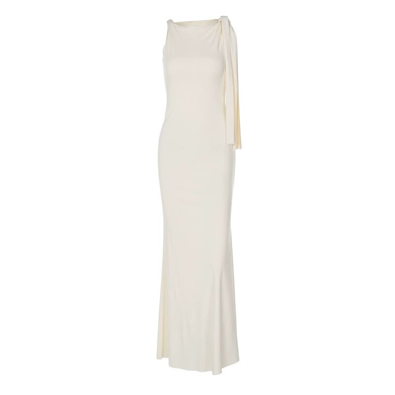 Long Dress Manufacturer - 2026 O-Neck Sleeveless Slim Fit for Summer Evening Club