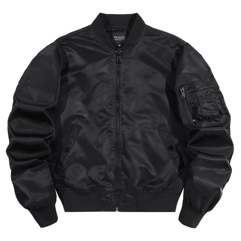 Bomber Jacket Manufacturer - Custom Logo Autumn Windbreaker Baseball Plus Size 5XL