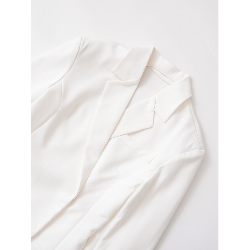 Women Slim Blazer Manufacturer - Autumn Woven Single Button Suit Jacket Office Formal Casual