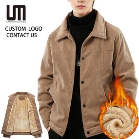 Corduroy Fleece Jacket Manufacturer - 2026 Thick Warm Plus Size for Autumn Winter