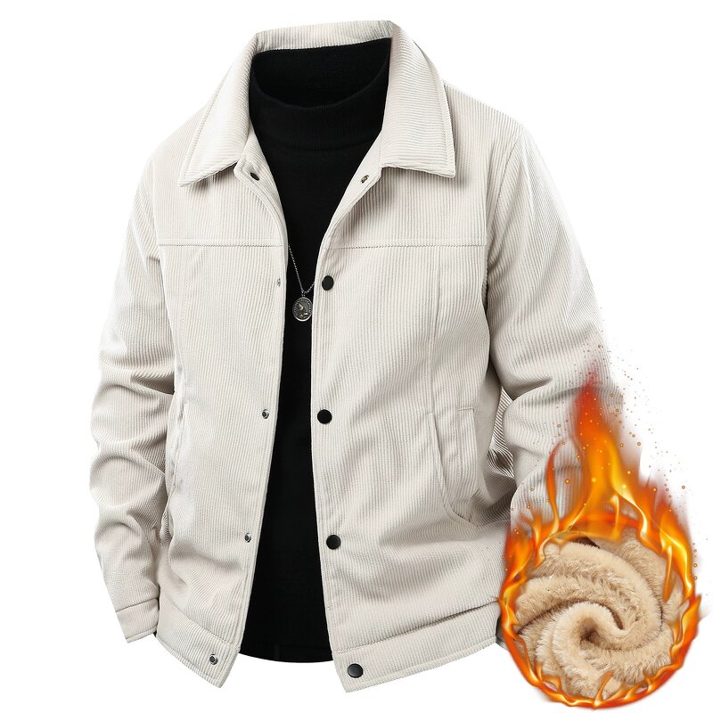 Corduroy Fleece Jacket Manufacturer - 2026 Thick Warm Plus Size for Autumn Winter