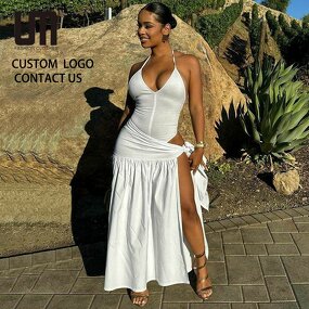 Women Two Piece Set Manufacturer - 2026 Sleeveless Bodysuit + Long Skirt Formal Party