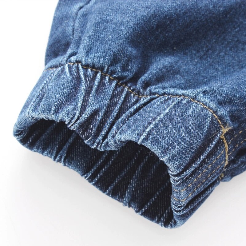 Denim Jeans Manufacturer - Custom Logo Slim Fit Drawstring Ankle-Length Stretch