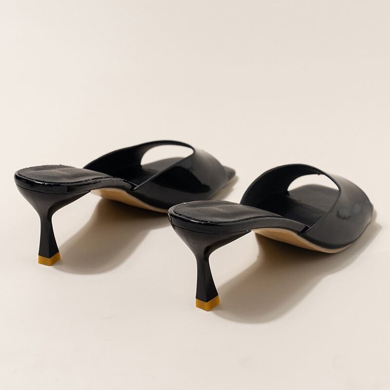 High Heels Manufacturer - Liu Ming 2024 Women Spring Summer Elegant Soft Leather Casual