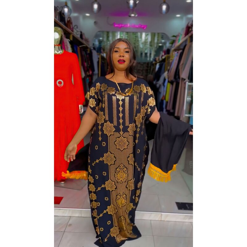 Muslim Robe Dress Manufacturer - Liu Ming African Ethnic Style Loose Casual Arab Islam Print