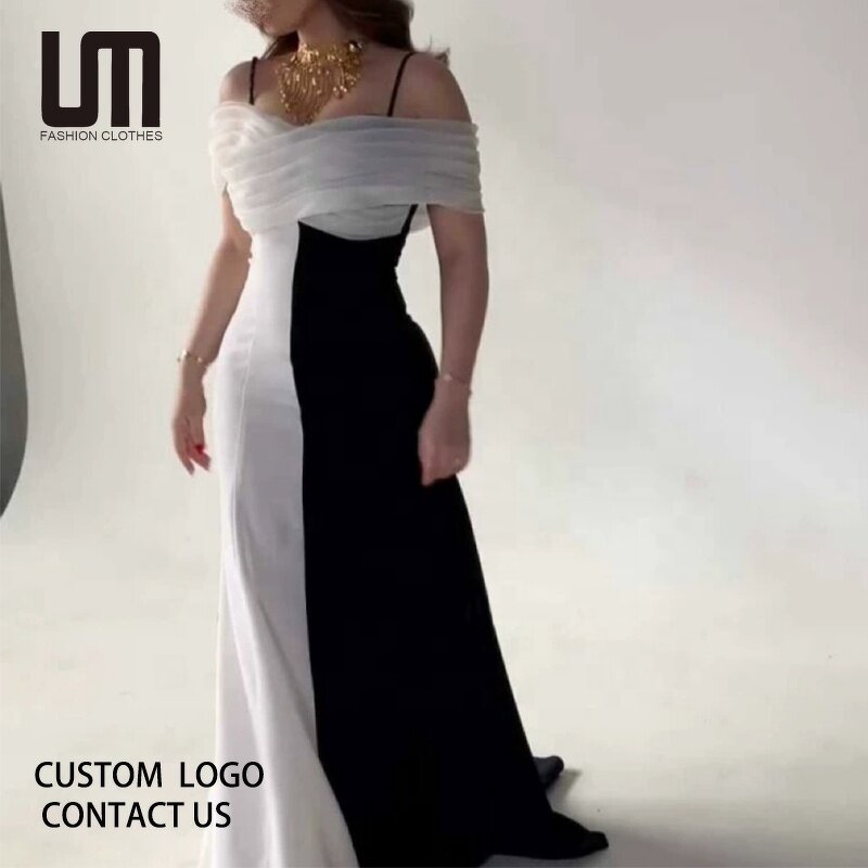 Cocktail Gown Manufacturer - 2026 Vintage Contrast Color Straps Special Occasion