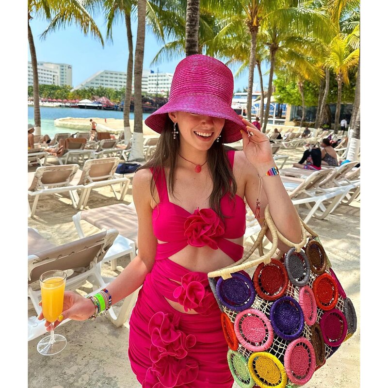 Floral Bikini Set Manufacturer - 2025 Women High Waist Sexy Swimwear with Skirt Beachwear Wholesale