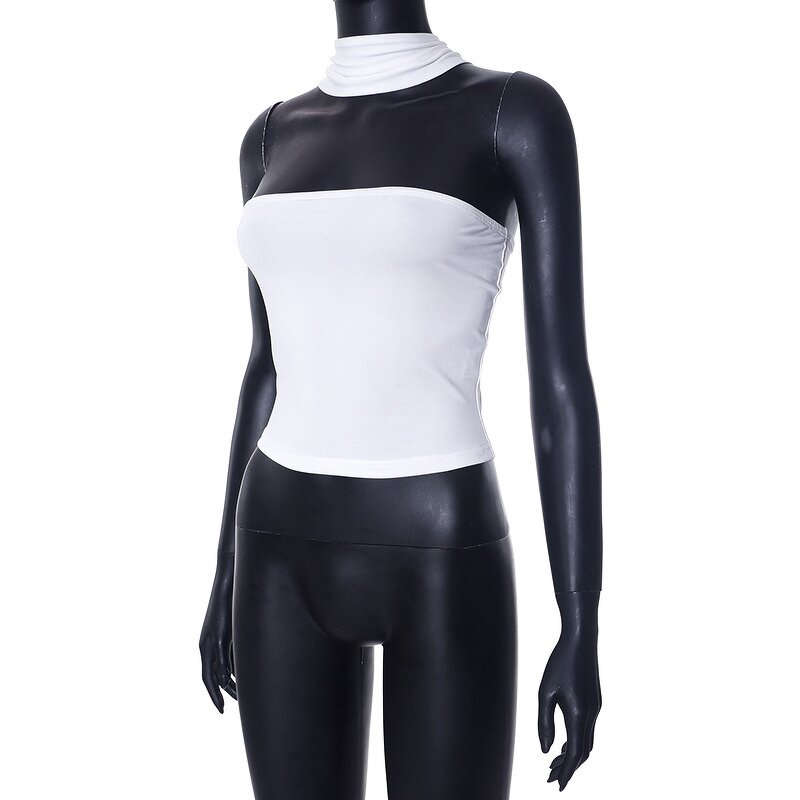 Basic Tank Tops Manufacturer - Liu Ming Women Sexy Backless Sleeveless Off Shoulder