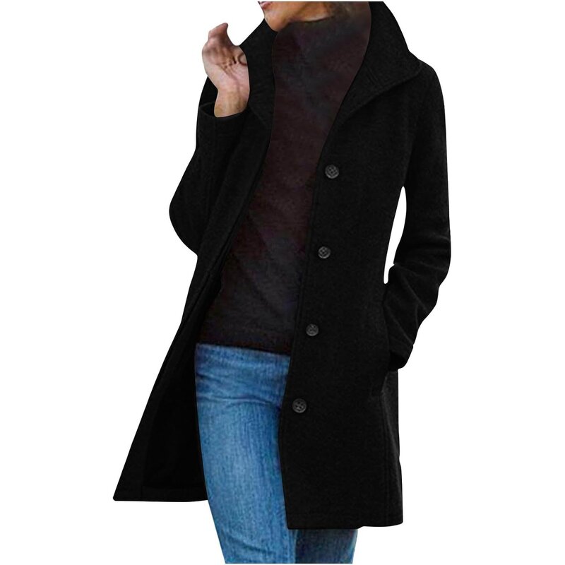Woolen Coat Manufacturer - 2026 Women Autumn Winter Fashionable Elegant Classic Warm