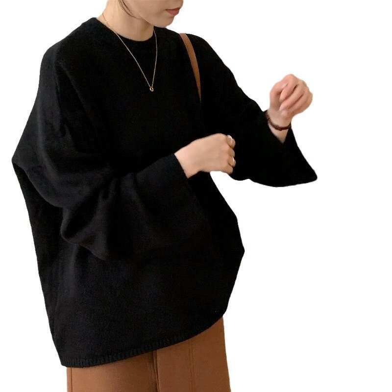 Knitwear Manufacturer - 2026 Women Oversized Round Collar Autumn Winter Thickened Warm